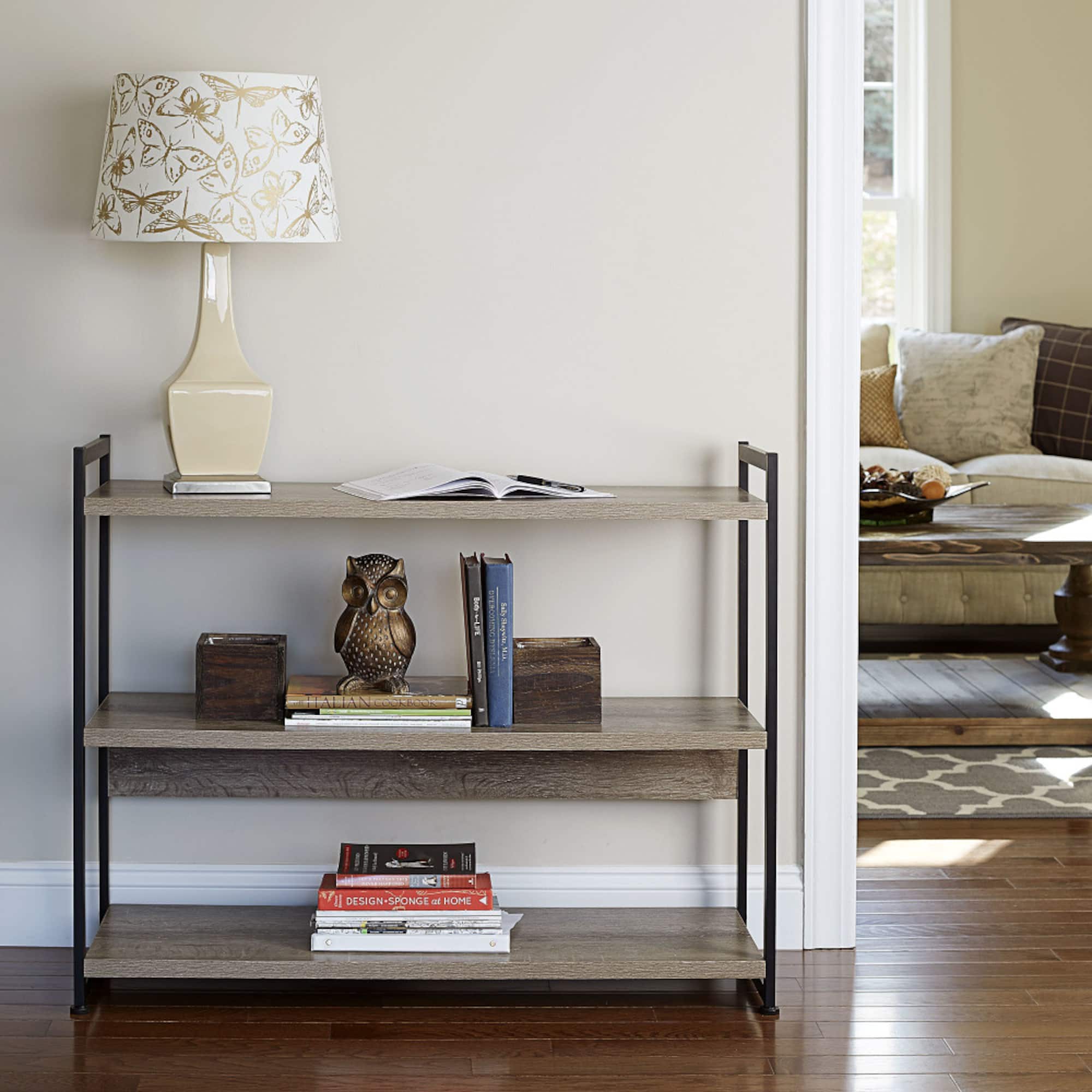 Household Essentials Jamestown 42" Wide Bookshelf
